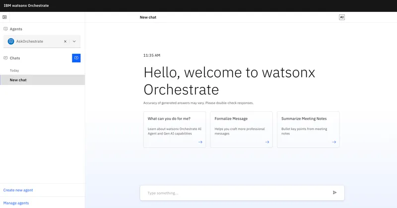 IBM watsonx Orchestrate