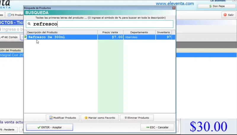 Eleventa Punto de venta