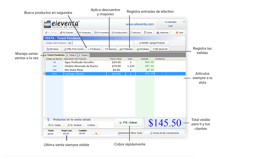 Eleventa punto de venta