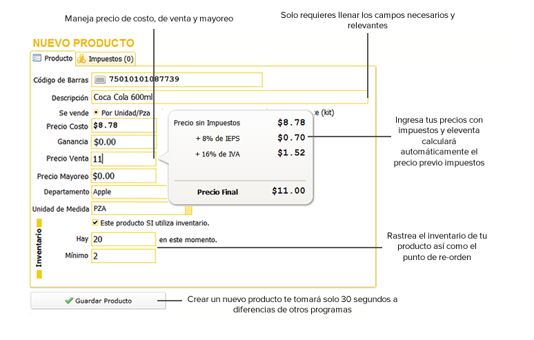 Eleventa punto de venta